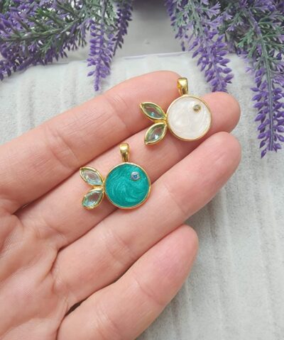 Tombul Balik Zirkon Kolye Ucu