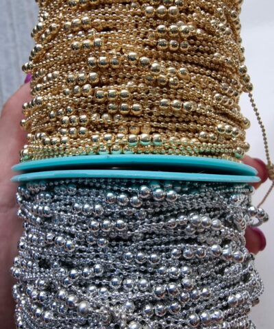 Top Butuk Kucuk Desen Taki Zinciri