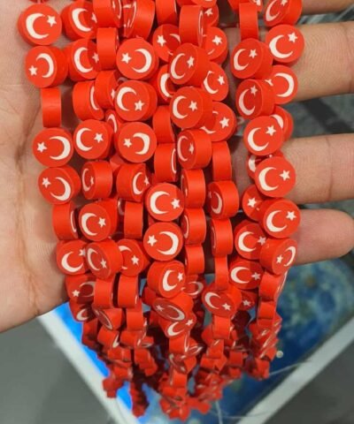 Türk Bayraklı Fimo Obje