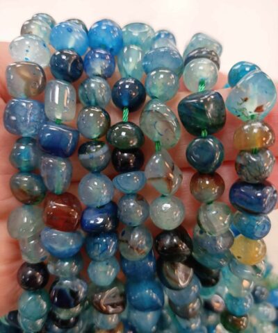 Turkuaz Akik Amorf Kesim Dogal Tas