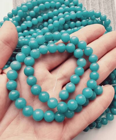 Turkuaz Ceyt Dogal Tas 8 Mm 2