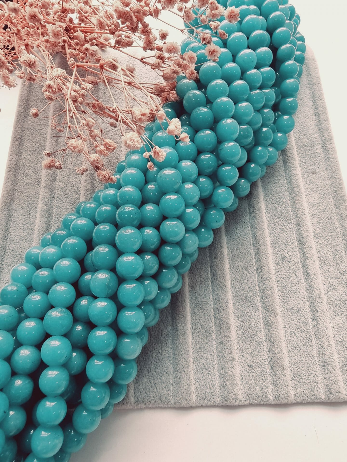 Turkuaz Ceyt Dogal Tas 8 Mm 5