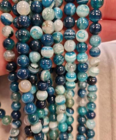 Turkuaz Damarli Akik Dogal Tas 3