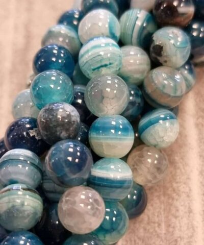 Turkuaz Damarli Akik Dogal Tas 4