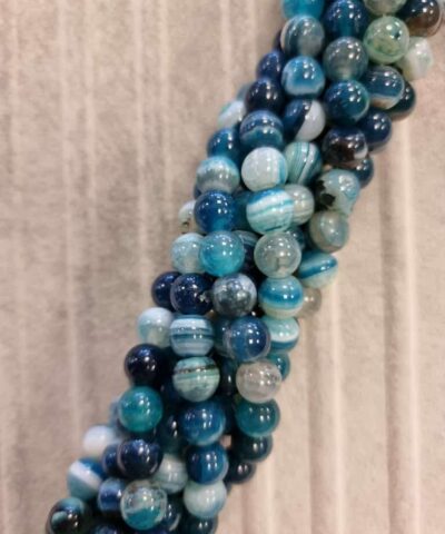 Turkuaz Damarli Akik Dogal Tas 5