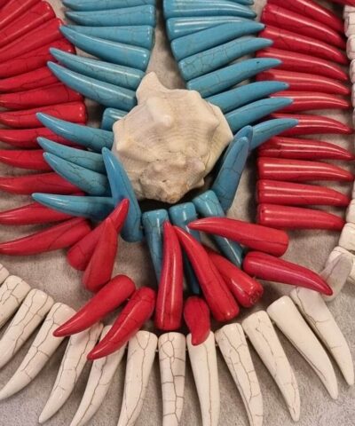 Turkuaz Dis 4 Cm Dogal Tas