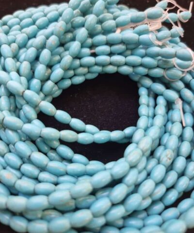 Turkuaz Dogal Tas Arpa Kesim 5x8 Mm