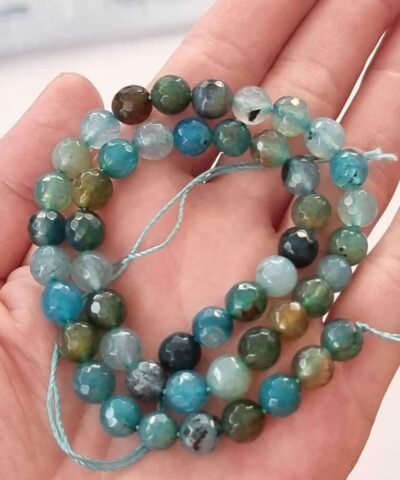 Turkuaz Feset Akik Dogal Tas 3