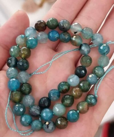 Turkuaz Feset Akik Dogal Tas 4