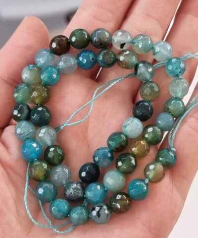 Turkuaz Feset Akik Dogal Tas 5