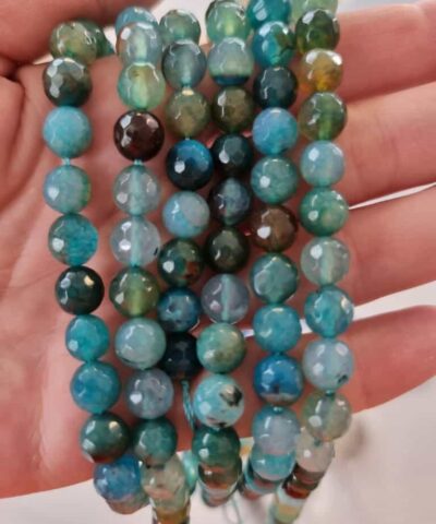 Turkuaz Feset Akik Dogal Tas 6