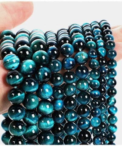 Turkuaz Kaplan Gozu Dogal Tas Dizi 2