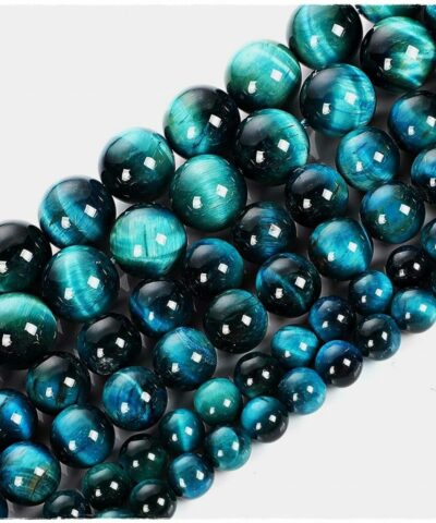 Turkuaz Kaplan Gozu Dogal Tas Dizi 4