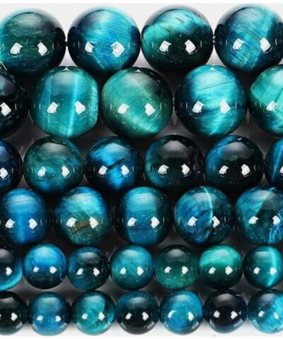 Turkuaz Kaplan Gozu Dogal Tas Dizi