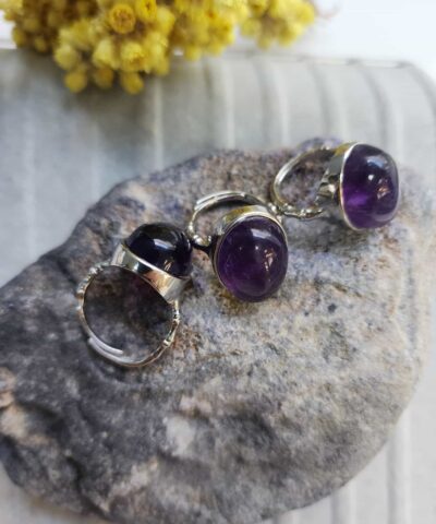 Uruguay Ametist Tasli Yuzuk 2