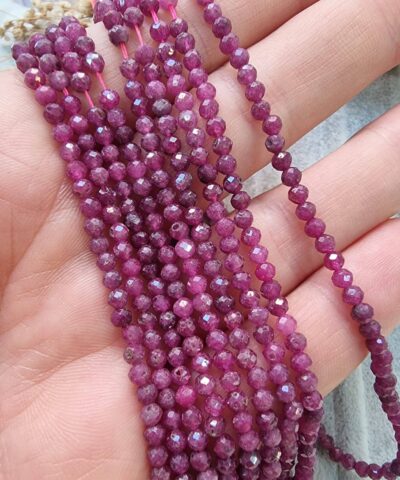 Yakut Faset Kesim 3 Mm Dogal Tas 2