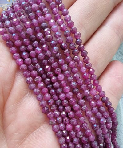 Yakut Faset Kesim 3 Mm Dogal Tas 3