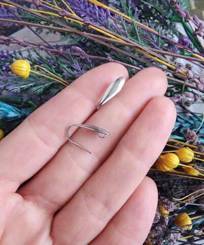 Yaprak Çelik Küpe Kancası - 501