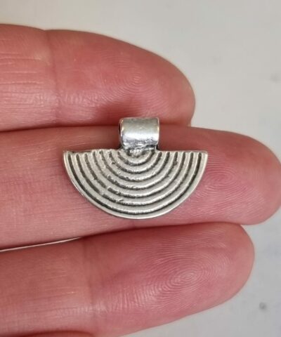 Yarim Madalyon Zamak Kolye Ucu 4