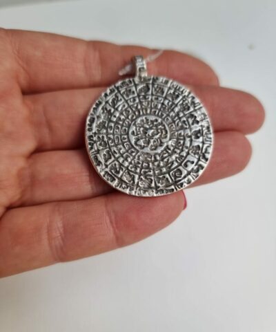 Yazi Madalyon Zamak Dokum Kolye Ucu 2