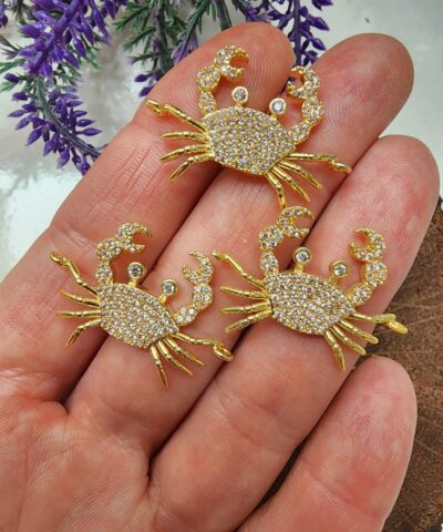 Yengec Zirkon Tasli Bileklik Ucu