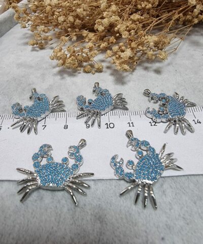 Yengec Zirkon Tasli Kolye Ucu 2