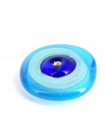 Yeni Nazar Halka Murano Obje Mavi