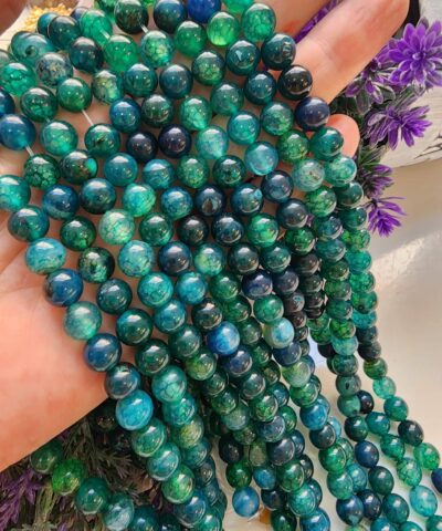 Yesil Akik Dogal Tas 8 Mm 4
