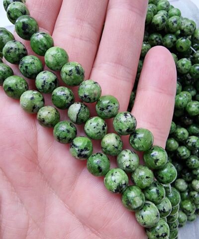 Yesil Beyaz Ceyt Dogal Tas 8 Mm Scaled