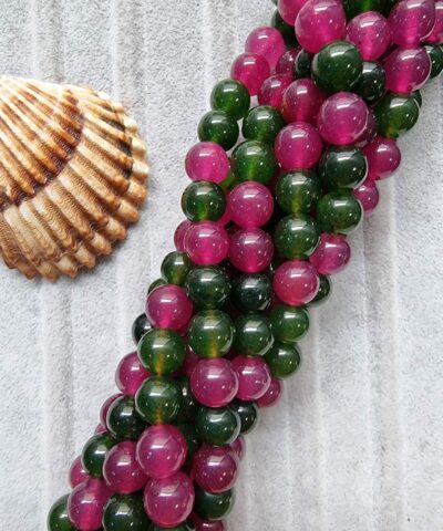 Yesil Koyu Pembe Mix Ceyt Dogal Tas 8mm 3
