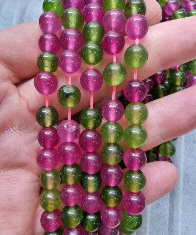 Yesil Pembe Mix Ceyt Dogal Tas 8mm 2