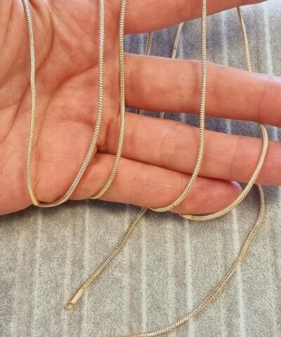 Yilan Model Kolye Ve Taki Zinciri 2 Mm 4