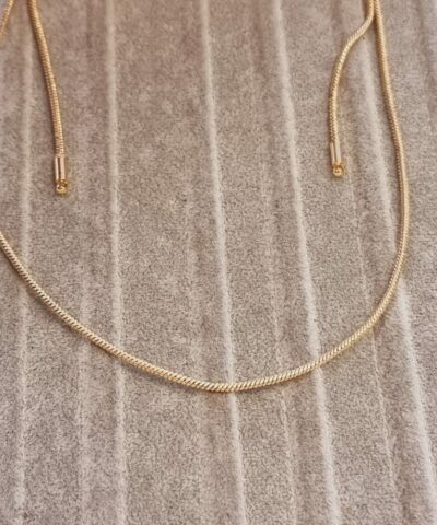 Yilan Model Kolye Ve Taki Zinciri 2 Mm