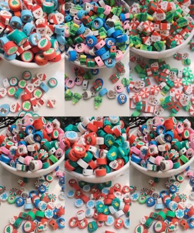 Yılbaşı Objeleri, Yeni Yıl Figürleri, Fimo Polimer Bileklik Malzemeleri