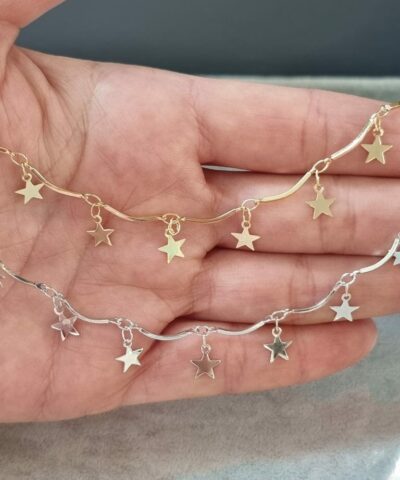 Yildiz Sallantili El İsi Taki Zinciri 4