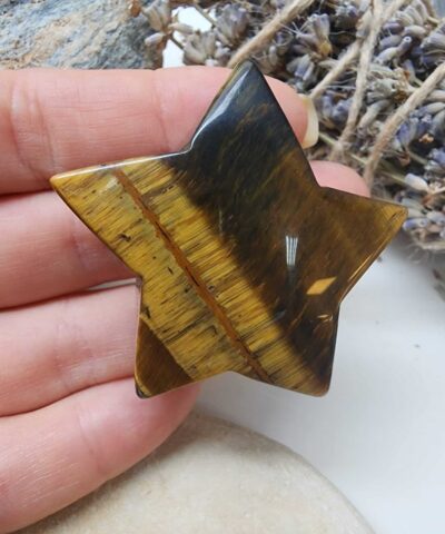 Yildiz Sekilli Kutle Kaplan Gozu Tasi