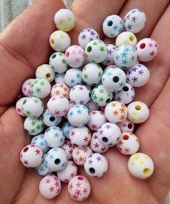 Yıldızlı Top Akrilik Malzeme 8 MM