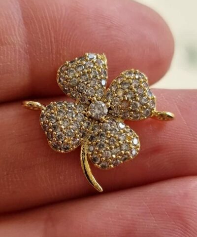 Yonca Full Zirkon Tasli 3boyutlu Bileklik Aparati