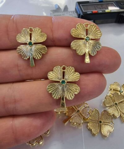 Yonca Zirkon Yesil Tas