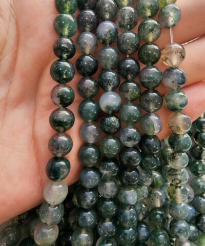 Yosun Akik Dogal Tas 8 Mm 6