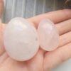 Yumurta Pembe Kuvars Dogal Tas
