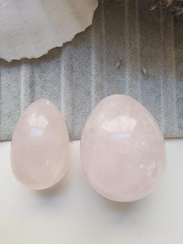 Yumurta Pembe Kuvars Dogal Tas 2
