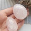 Yumurta Pembe Kuvars Dogal Tas 3