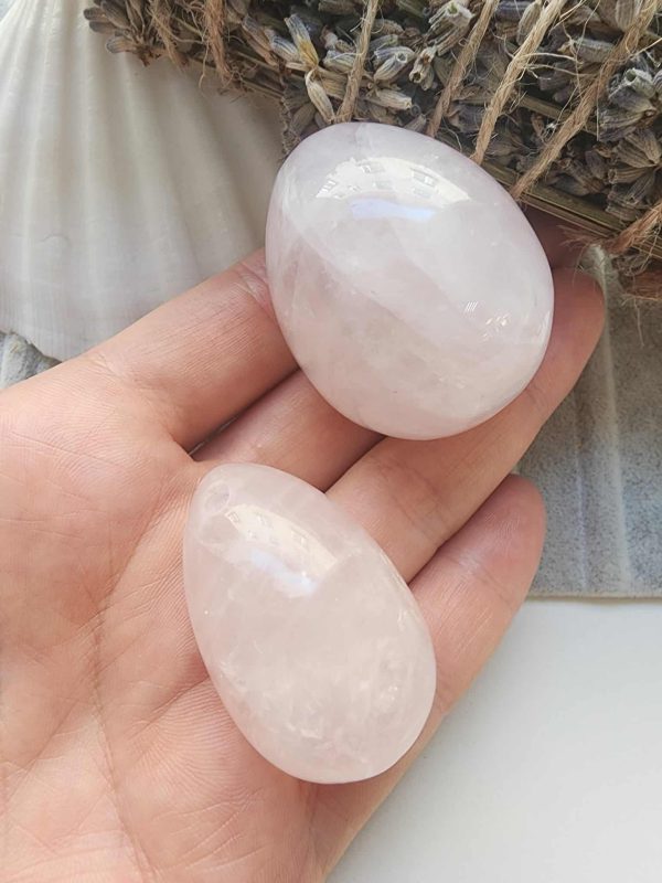 Yumurta Pembe Kuvars Dogal Tas 4