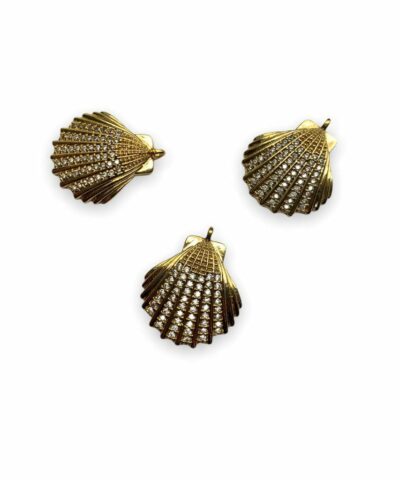 Zirkon İstiridye Kolye Ucu 3