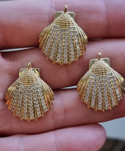 Zirkon İstiridye Kolye Ucu