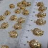 Zirkon Tasli Gold Kuru Kafa Kolye Ucu 5