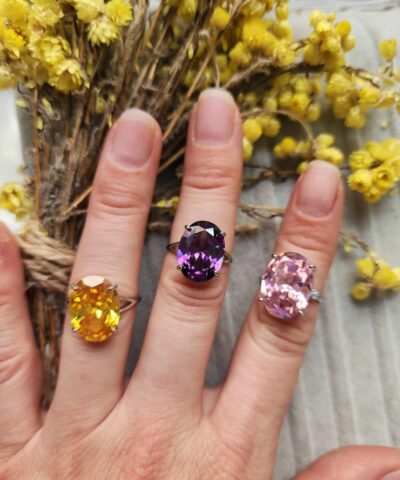 Zirkon Tek Taş Yüzük