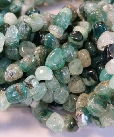 Zumrut Akik Amorf Kesim Dogal Tas 6