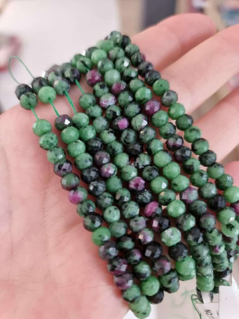 Zumrut Dogal Tas Rondela 6 Mm 2